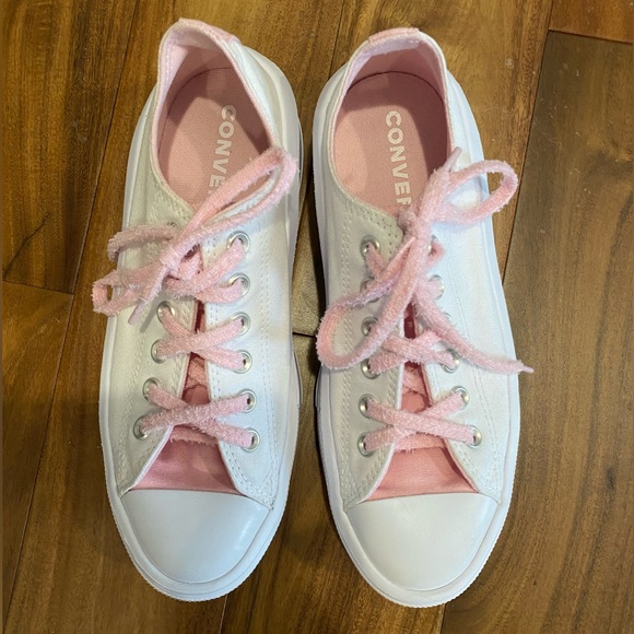 💗 🇰🇷 pink & white Converse All Star Move CX Platforms, from South Korea, 8.5 - Picture 11 of 11